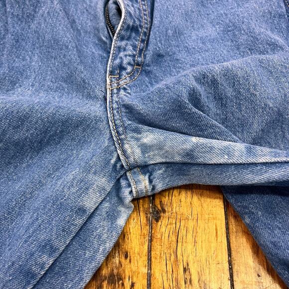 vintage women's Calvin Klein 100% cotton high waist 1990s jeans thrashed 12 - Picture 4 of 8